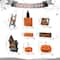 Glitzhome® Halloween Wood Word Signs & Fabric Gnome Décor Set